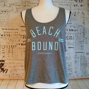 PINK Victoria's Secret muscle crop top BEACH BOUND